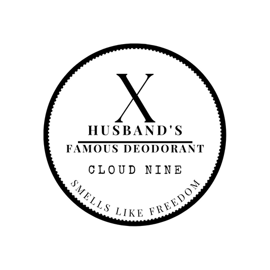 X Husband's Famous Deodorant in "Cloud 9"